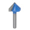 Router Bits 7/8" Dia 1/4" Shank 90 Degree V Type End Mill Carbide for Woodworking Carpentry Engraving Edge Trimmer Cutter Tools...