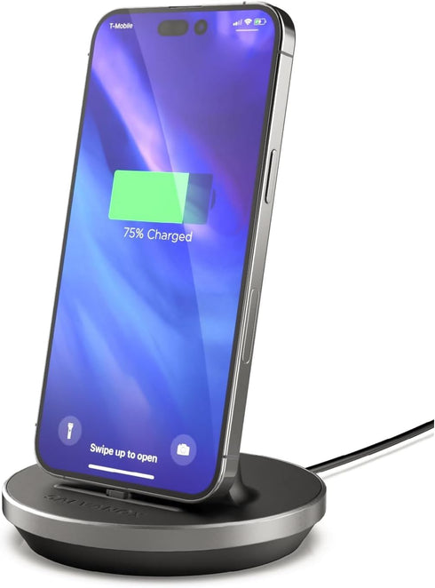 ENCASED iPhone Charging Lightning Pin Phone Stand (Apple MFi Certified) Non Wireless Desktop Dock Charger for iPhone SE, 11/12 and 13/14 Plus Pro ...