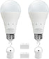 JackonLux Rechargeable Emergency LED Bulb Multi-Function Battery Backup Light for Power Outage Camping Outdoor Activity Hurricane 9W 800LM 60W Equ...