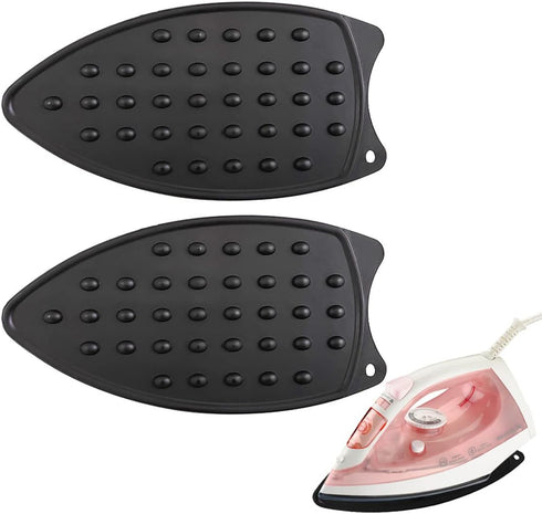 2 Pcs Silicone Iron Rest Pad, Silicone Iron Rest Pads, Silicone Iron Rest Pads Multipurpose Iron Hot Resistant Mat for Flat Irons, Ironing Board-B...