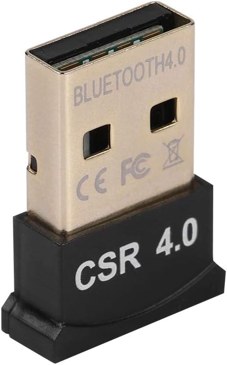 ASHATA CSR4.0 Mini USB Bluetooth Adapter Wiress Dongles Receiver Wiress Bluetooth Adapter for Windows Mouse Keyboard Headset...