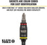 Klein Tools 32766 Impact Driver, 3-in-1 SAE Impact Socket and Bit Holder, Flip Socket with 1/4-Inch and 5/16-Inch Hex Drivers, 3-Inch Length...