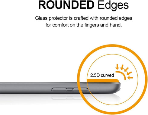 Supershieldz (2 Pack Designed for iPad 10.2 inch (9th/8th/7th Generation, 2021/2020/2019) Screen Protector, (Tempered Glass) Anti Scratch, Bubble ...