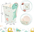 Dinosaur Party Favor Popcorn Treat Box, Boys Cute Popcorn Dino Party Paper Box for Kids Girl Dino Birthday Baby Shower Party Supplies for Candy, S...