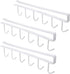 3pcs Mug Hooks Under Cabinet Mug Holder Rack,Drilling Free Coffee Cups Holder Hanger for Cups/Kitchen Utensils/Ties Belts/Scarf/Keys Storage,Fit f...