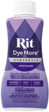 Synthetic Rit Dye More Liquid Fabric Dye – Wide Selection of Colors – 7 Ounces - Royal Purple...