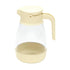 Service Ideas SY916AL Syrup Dispenser, 16 oz, Almond/Clear...