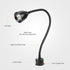 Metal LED Working Light, Flexible Gooseneck Lamp Adsorbable Magnetic Base Hine Tool Lamps for CNC Punching Hine, Milling, Drill Press, Industrial ...