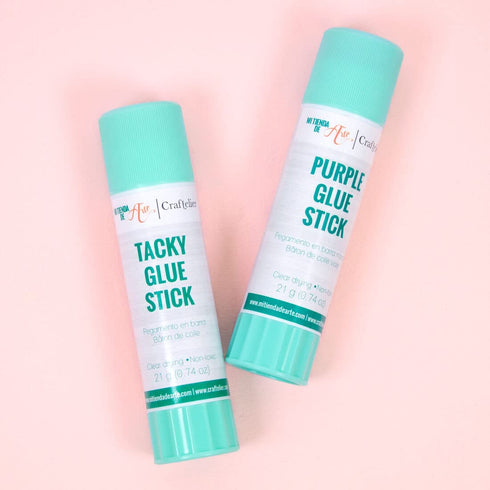 Craftelier - Purple Glue Stick | Purple Glue Stick Specially Designed for Scrapbooking and Craft Projects | Non-Toxic | Transparent and Resistant ...