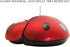 elec Space Mini Small Wireless Mouse for Kids, Cute Animal Ladybug Shape 3000DPI Portable Mobile Optical Mouse with USB Receiver Cordless Mouse fo...