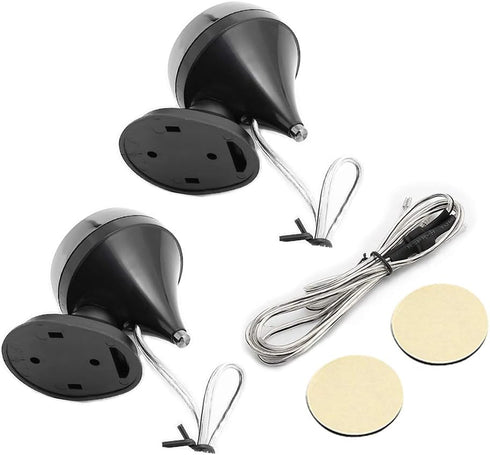 2pcs Universal Car Tweeter Loudspeaker 150W 4Ohm Audio Silk Film for Car Modification High-Pitched Car Audio Modification Nondestructive...