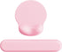 Ergonomic Mouse Pad Wrist Support Set, Memory Foam Keyboard Wrist Rest Set, Relieve Wrist Pain Keyboard Pad, Non-Slip Base Mousepad(Pink Set)...