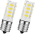 Whirlpool Microwave Lights Under Hood E17 Base - LED Bulb 125V Fits Maytag Kenmore GE Amana Over The Range Microwave - Pack of 2 (3W, Daylight Whi...