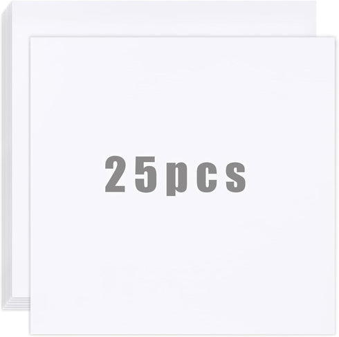 Koogel 25 Sheets Cardstock for Crafts, White Construction Paper 12x12inch Card Stock Paper for Crafts Printer Invitations Card Making...