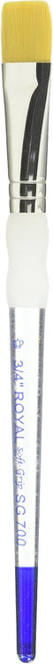 Royal & Langnickel Soft-Grip Golden Taklon Glaze Wash Brush: 3/4" Width...