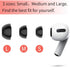 Lanwow Premium Memory Foam Tips for AirPods Pro. No Silicone Eartips Pain. Anti-Slip Eartips. Fit in The Charging Case, 3 Pairs (S/M/L, Black)...