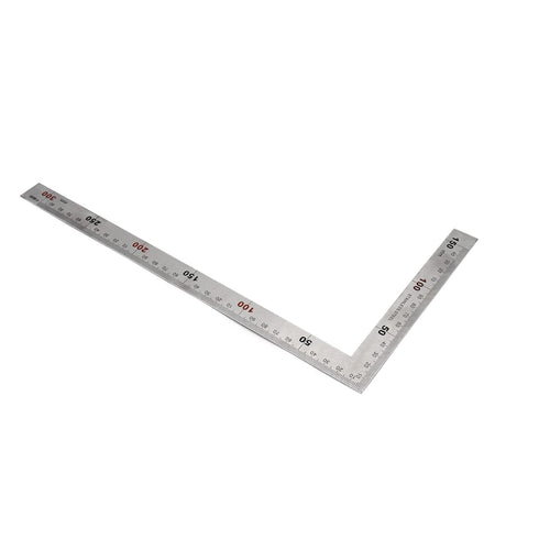 L Shaped Ruler 6" x 12" Metal 90 Degree Square Ruler Right Angle Ruler for Carpenter Engineer - 300 x 150mm...