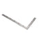 L Shaped Ruler 6" x 12" Metal 90 Degree Square Ruler Right Angle Ruler for Carpenter Engineer - 300 x 150mm...