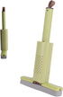 Short Mop Damp Duster Hands Mini Mop Cleaning Portable Mop Self Squeeze Small Mop for Blinds Vents Mirrors and Desk...