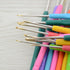 0.5 mm Crochet Hook Crochet Needle TPR Soft Handle Sweater Knitting Tools Suitble for Fine Work and Lace Knitting (0.5 mm)......