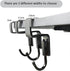2 Pcs Desk Hook, Student Desktop Nail-Free Hook, Table Hook for Schoolbag, Space Aluminium Alloy, Hanger Hooks for Bag Purse Clothes Backpack Hold...