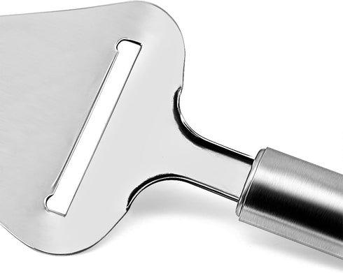 Cheese Slicer Stainless Steel, Cheese Knife Heavy Duty Plane Cheese Cutter, Shaver, Server For Semi-Soft, Semi-Hard Cheese...