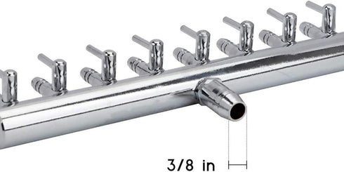 Stainless Steel Aquarium Fish Tank 10 Ways Air Flow Splitter Lever Control Valve...