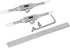 Stainless Steel Lens Wrench, Double Camera Lens Repair Wrench, Camera Lens Removal Tool for disassembling and maintaining 10 to 130mm lenses...