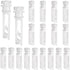 Vertical Blind Replacement Parts Repair Tabs White Stems for Window Carrier Vertical Blinds Curtain Accessories(12 Pieces)...