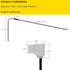Heating Element Replace Part 3850644422 for Dometic Refrigerator (325W 120Vac),Suitable for Refrigerator Models Dometic RM2652/DM2652/DM2852/DM266...