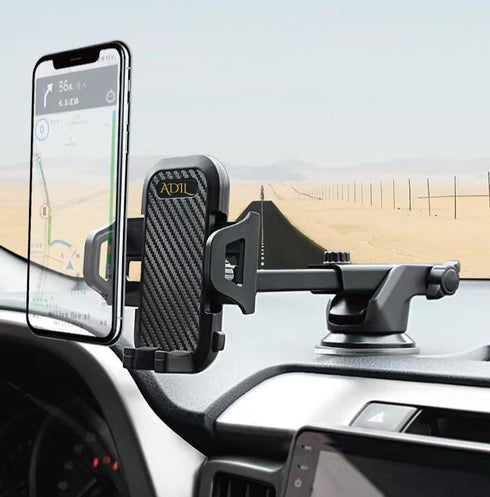 ADIL Car Phone Holder Mount (Bumpy Roads Friendly) Military-Grade Car Phone Holder Mount Universal Phone Holder for Your Car Dashboard-Windshield-...