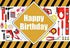 Construction Tools Theme Happy Birthday Backdrop for Boy 7x5ft Vinyl Tool Encyclopedia Engineering Genius Yellow and Black Stripes Background Kids...