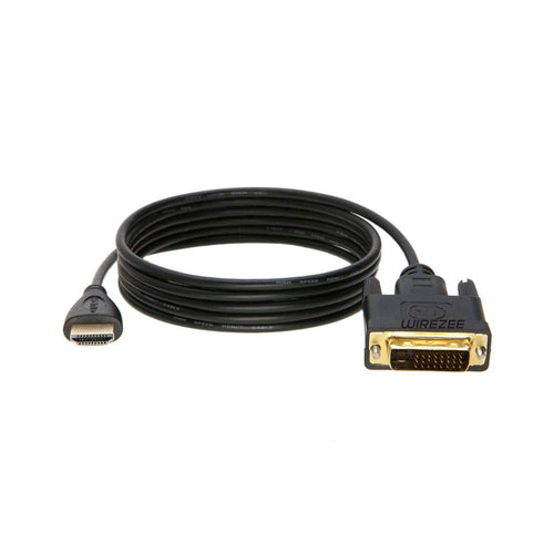 DVI-D to HDMI Video Cable 24+1 Pin Dual Link M/M 1.5f 3ft 6ft 10ft 15ft 25ft (6FT)...