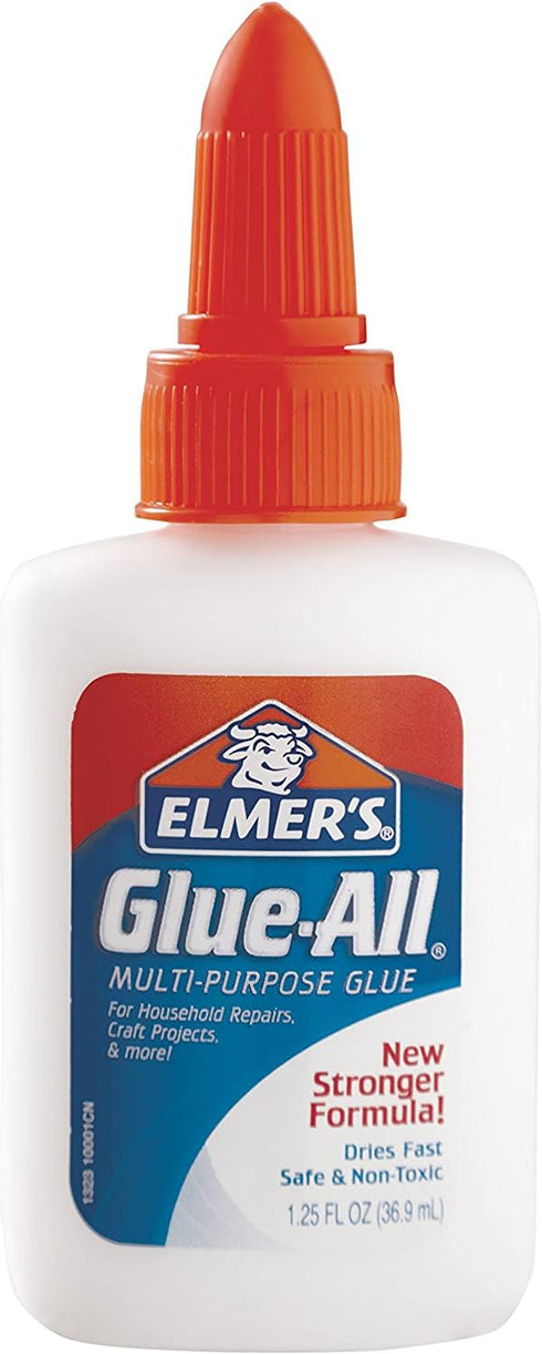 Elmer's Glue-All Multi-Purpose Glue, 1.25 Ounces, White (E1323) Pack of 10...