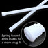 Tension Rods, 4 Pack 15.7-28 Inches Adjustable Spring Steel Cupboard Bars Tension Curtain Rod Shower Rod Extendable Width...