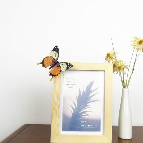 60PCS Butterfly Wall Decals - 3D Butterflies Decor for Wall Removable Mural Stickers Home Decoration Kids Room Bedroom Decor (Yellow)...