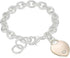 GUESS "Basic" G Logo Heart Link Bracelet...