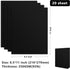 Black Cardstock 8.5 X 11,250gsm Black Construction Paper 20 Sheets Thick Blank Black Craft Paper For Invitations, DIY Arts Projects, Scrapbook Sup...