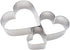Kanntie 3 Pieces Heart Cookie Cutter Set - Premium Stainless Steel...