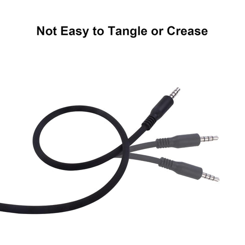 USB to 3.5mm Male Aux Audio Cable Cord, Charger Cable Data Transfer for Headphones, Speakers, MP3/MP4 Players, Watches & More 3.5mm port devices(3...