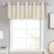 DECOVSUN Light Beige Grommet Valance for Kitchen Blackout Curtain Cream Ivory Valance for Living Room Short Straight Drape for Bedroom Kids Room 7...