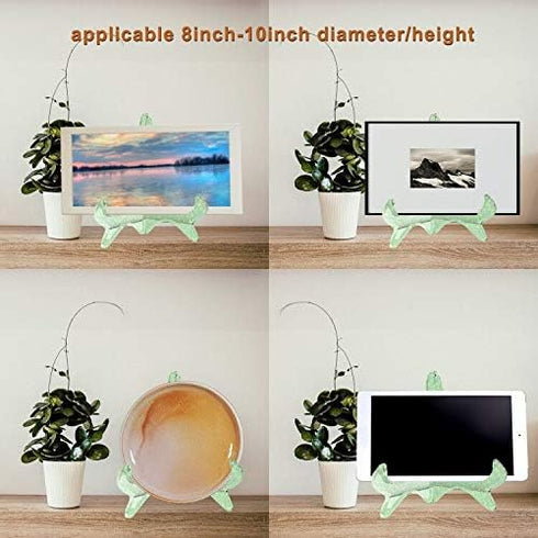 DILIBRA Display Stand Resin Mold Plate Stands for Display/Silicone Plate Holder for Epoxy Casting,Home Decoration,Pictures Frame, Fold-able Photo ...