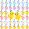 Hicarer 100 Pcs Duck Charms for Bracelet Jewelry Making Colorful Mini Duck Beads for for DIY Earring Necklace Keychains Making Party Supplies...