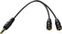 Headphone Splitter 3.5mm Aux Splitter 2 Female to 1 Male Audio Y Splitter Stereo Dual Headphone Adapter Compatible with Laptops PC Tablet TV Smart...