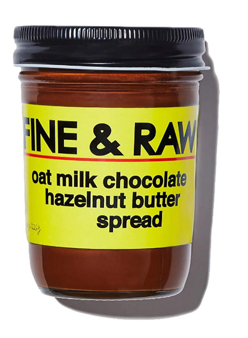 Fine & Raw Hazelnut Butter Spread 8 Ounce – Clean Ingredients, Vegan, and Organic Hazelnut Spread (Oat Milk Chocolate Hazelnut)...