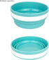 CARTINTS 950ml Collapsible Bowls-Silicone Food Storage Containers-Prep/Storage Bowls with Lids-Silicone Lunch Containers, Ideal for Travel and Cam...