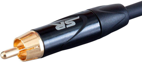 Monoprice XLR Male to RCA Male On Tour Cable - 1 Foot - Black, Heavy Gauge 24AWG, Gold Plated Connectors - Stage Right Series...