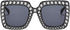 Oversized Crystal Sunglasses for Women Square Thick Frame Bling Rhinestone Elton John Sparkling Glasses...