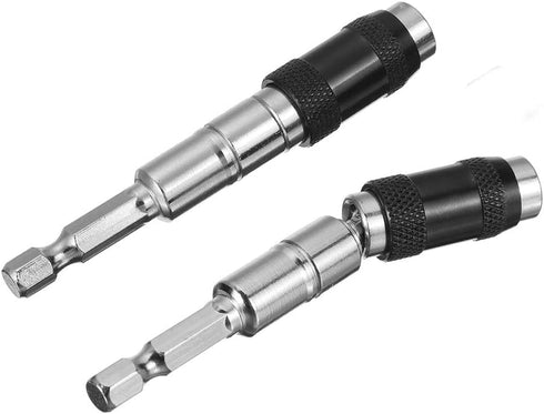 Pivoting Bit Holder Magnetic Pivot Drill Bit Holder Hex Shank Flexible Screwdriver Bit Holder for Tight Spaces 2 Pack...