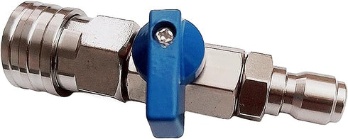 High Pressure Washer Ball Valve Kit - Stainless Steel Ball Valve?3/8" Quick Connect Fittings, 4500 PSI Power Washer Hose Accessories...